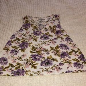 Floral tank top